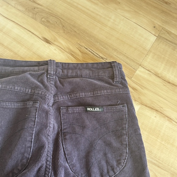 Rollas midnight navy blue corduroy flares - Picture 6 of 6